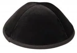 W כיפה קטיפה 4 חלקים עם סרט